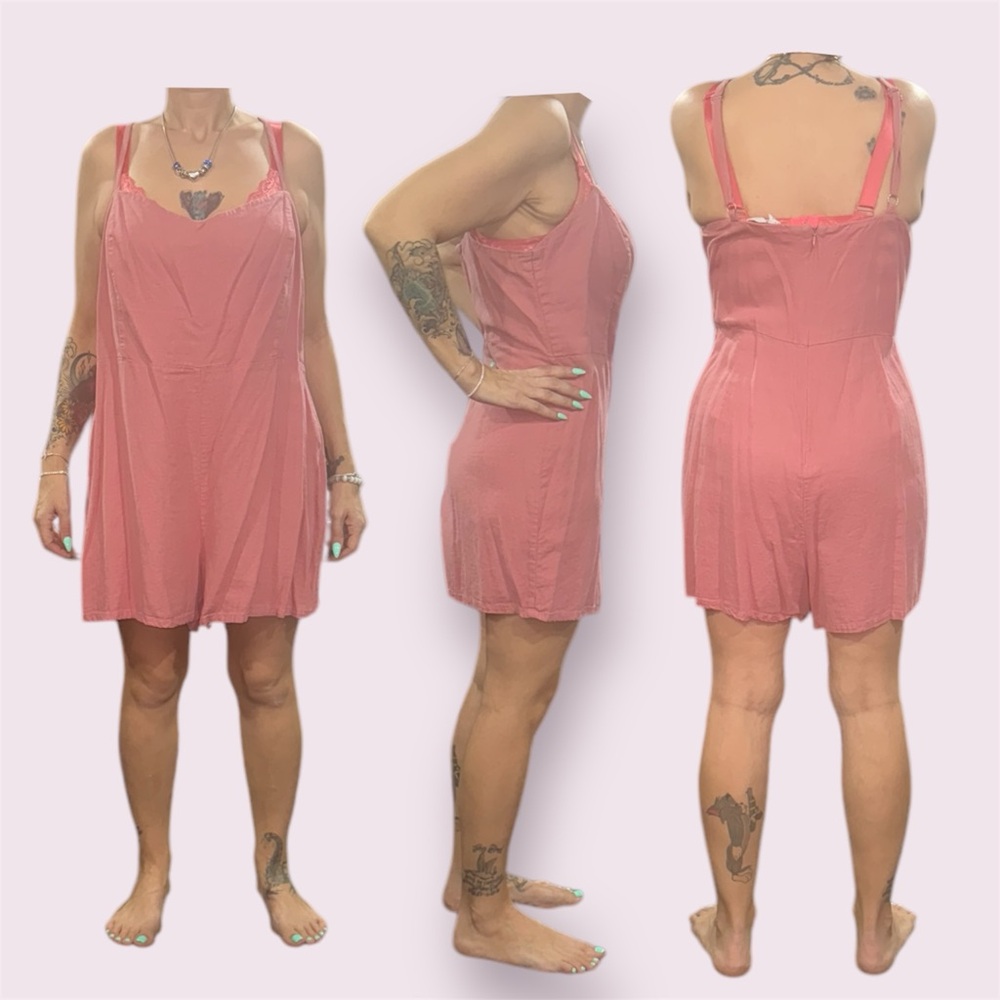 Women's Pink Romper